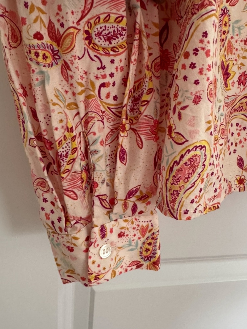 Pinch Floral/Paisley Ruffle Blouse - Picture 11 of 13